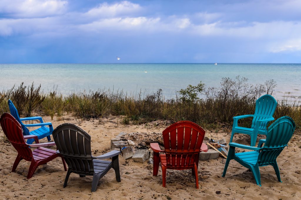 Firepit on the beach